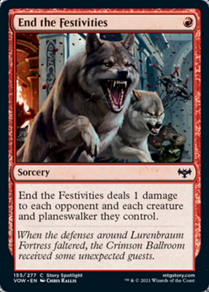 End the Festivities [Innistrad: Crimson Vow] | Spectrum Games