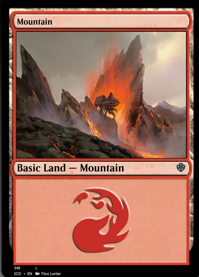 Mountain (348) [Starter Commander Decks] | Spectrum Games