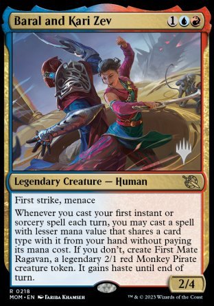 Baral and Kari Zev (Promo Pack) [March of the Machine Promos] | Spectrum Games
