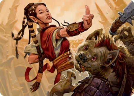 Half-Elf Monk Art Card [Dungeons & Dragons: Adventures in the Forgotten Realms Art Series] | Spectrum Games