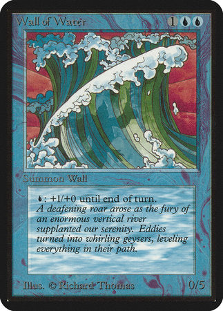 Wall of Water [Limited Edition Alpha] | Spectrum Games