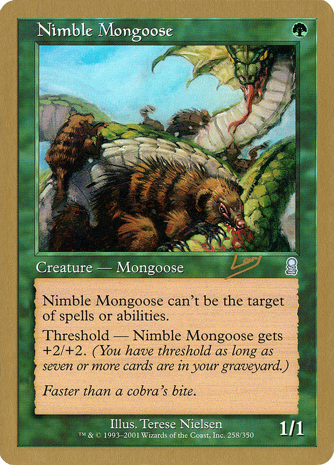 Nimble Mongoose (Raphael Levy) [World Championship Decks 2002] | Spectrum Games