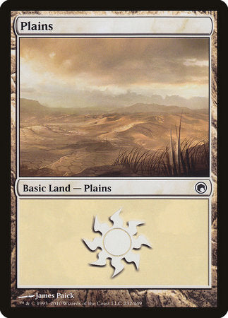 Plains (232) [Scars of Mirrodin] | Spectrum Games