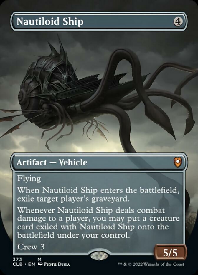 Nautiloid Ship (Borderless Alternate Art) [Commander Legends: Battle for Baldur's Gate] | Spectrum Games