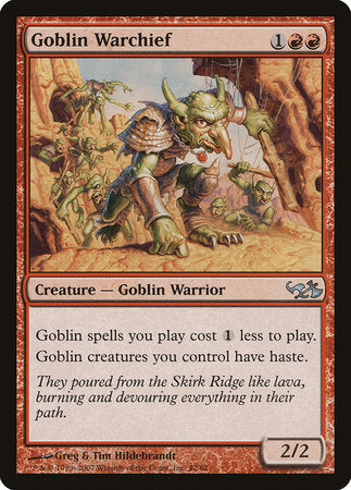 Goblin Warchief [Duel Decks: Elves vs. Goblins] | Spectrum Games