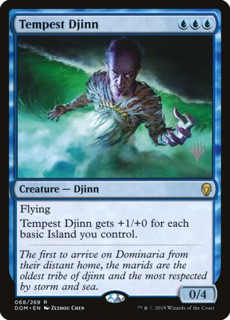 Tempest Djinn [Dominaria Promos] | Spectrum Games