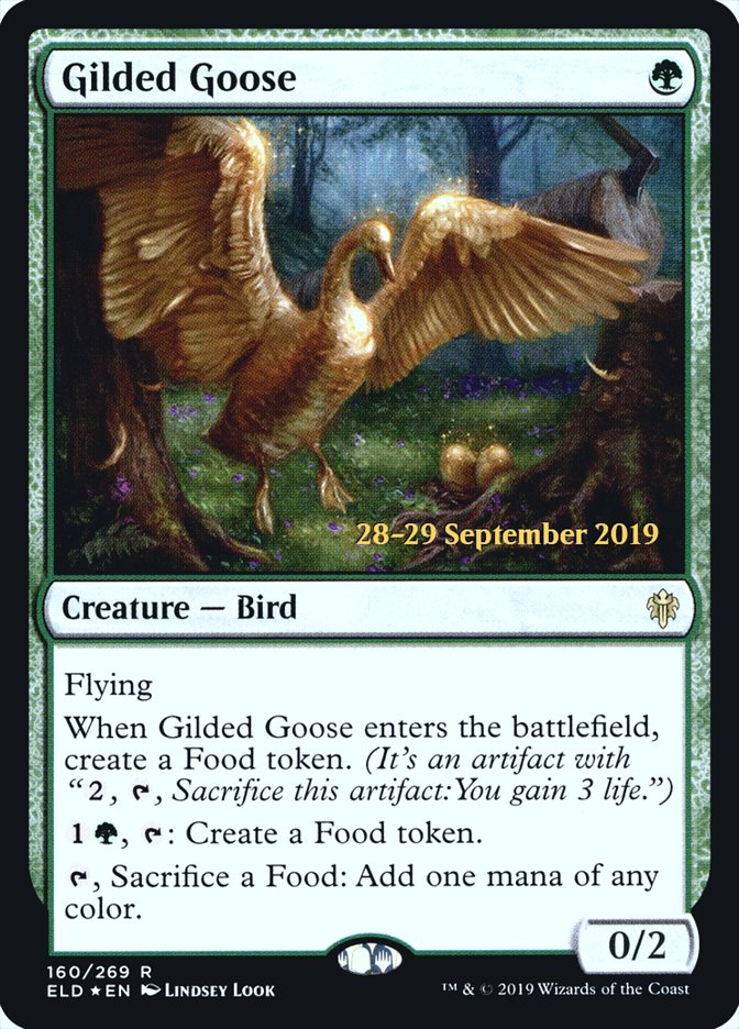 Gilded Goose  [Throne of Eldraine Prerelease Promos] | Spectrum Games