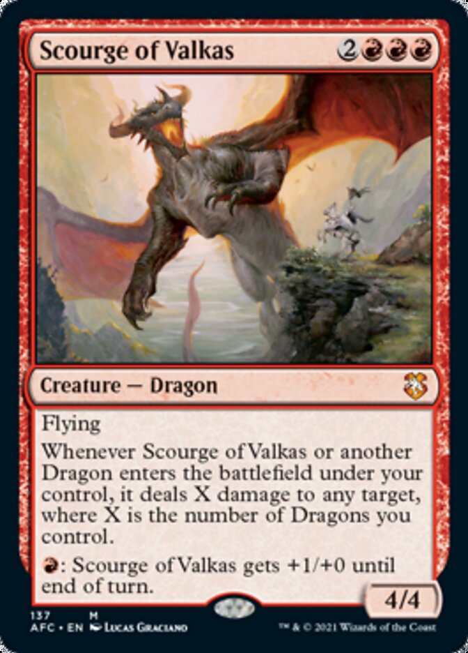 Scourge of Valkas [Dungeons & Dragons: Adventures in the Forgotten Realms Commander] | Spectrum Games