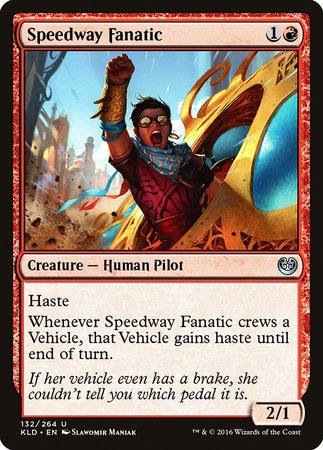 Speedway Fanatic [Kaladesh] | Spectrum Games