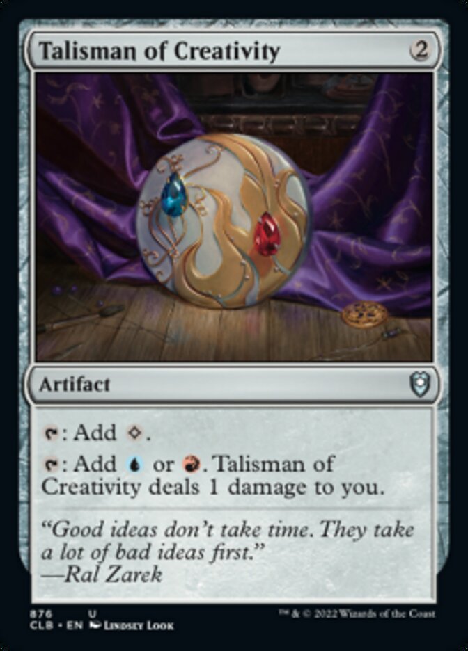 Talisman of Creativity [Commander Legends: Battle for Baldur's Gate] | Spectrum Games