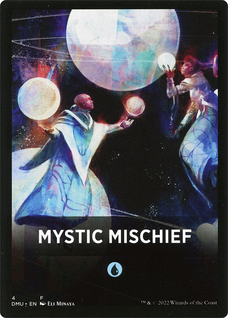 Mystic Mischief Theme Card [Dominaria United Tokens] | Spectrum Games