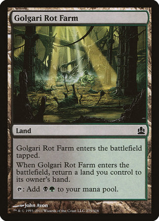 Golgari Rot Farm [Commander 2011] | Spectrum Games