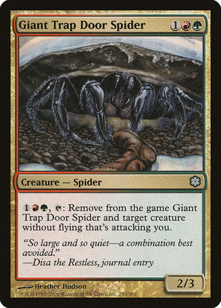 Giant Trap Door Spider [Coldsnap Theme Decks] | Spectrum Games