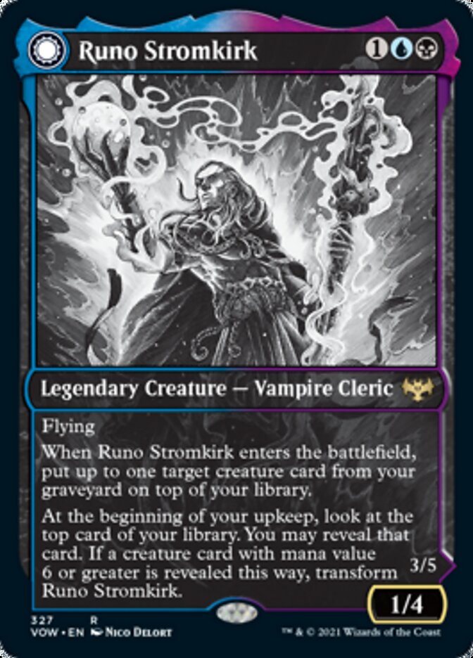 Runo Stromkirk // Krothuss, Lord of the Deep (Showcase Eternal Night) [Innistrad: Crimson Vow] | Spectrum Games