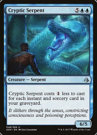 Cryptic Serpent [Amonkhet] | Spectrum Games
