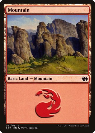 Mountain (61) [Duel Decks: Merfolk vs. Goblins] | Spectrum Games