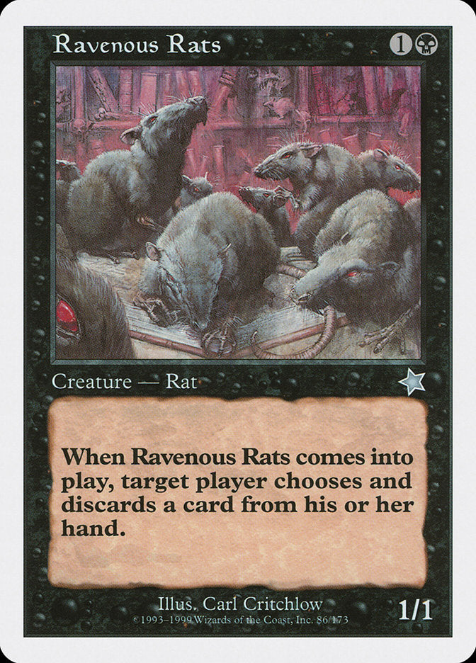 Ravenous Rats [Starter 1999] | Spectrum Games