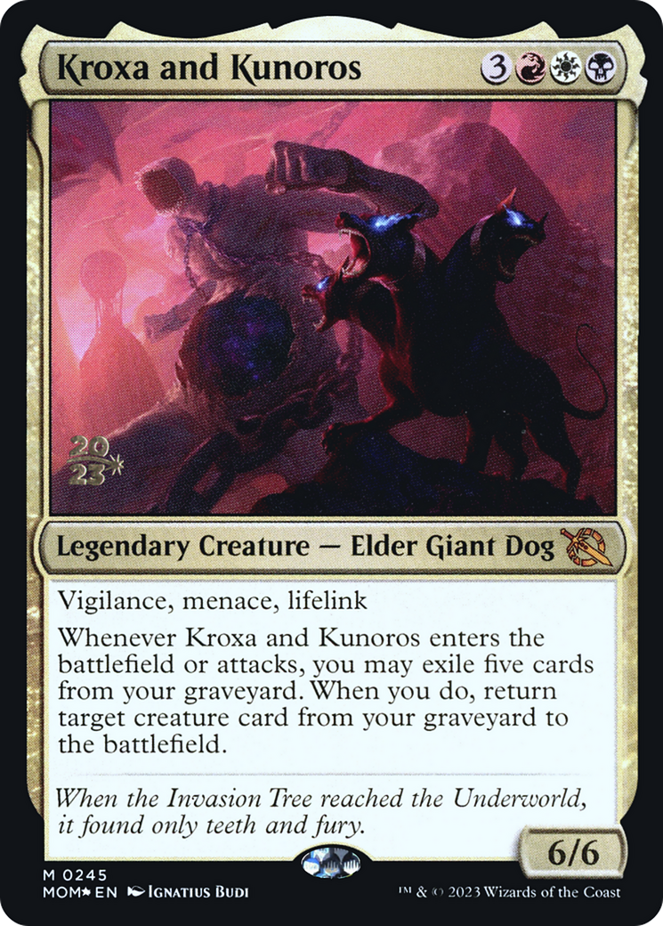 Kroxa and Kunoros [March of the Machine Prerelease Promos] | Spectrum Games