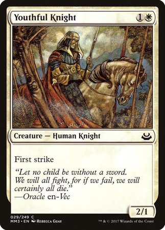 Youthful Knight [Modern Masters 2017] | Spectrum Games