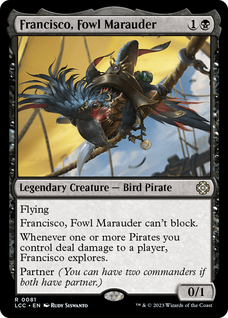 Francisco, Fowl Marauder [The Lost Caverns of Ixalan Commander] | Spectrum Games