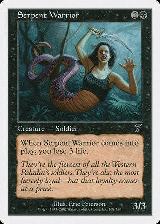 Serpent Warrior [Seventh Edition] | Spectrum Games