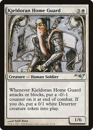 Kjeldoran Home Guard [Coldsnap Theme Decks] | Spectrum Games