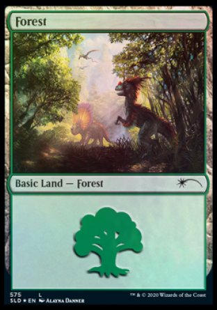 Forest (Dinosaurs) (575) [Secret Lair Drop Promos] | Spectrum Games