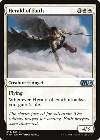 Herald of Faith [Core Set 2019] | Spectrum Games