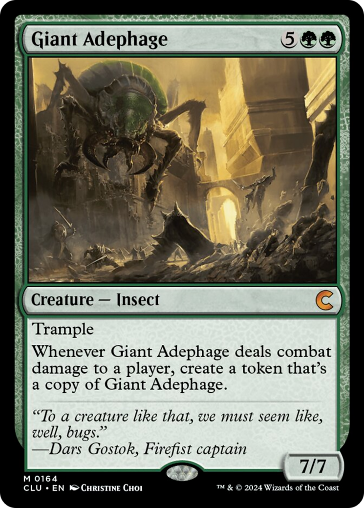 Giant Adephage [Ravnica: Clue Edition] | Spectrum Games