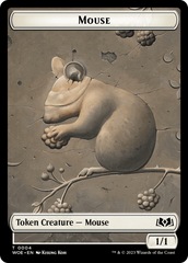 Mouse // Food (0013) Double-Sided Token [Wilds of Eldraine Tokens] | Spectrum Games