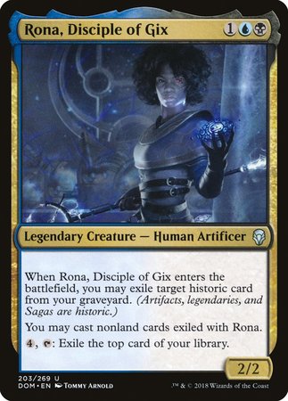 Rona, Disciple of Gix [Dominaria] | Spectrum Games