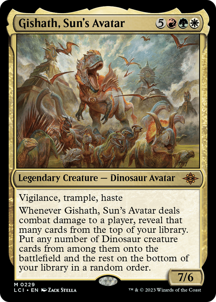 Gishath, Sun's Avatar [The Lost Caverns of Ixalan] | Spectrum Games