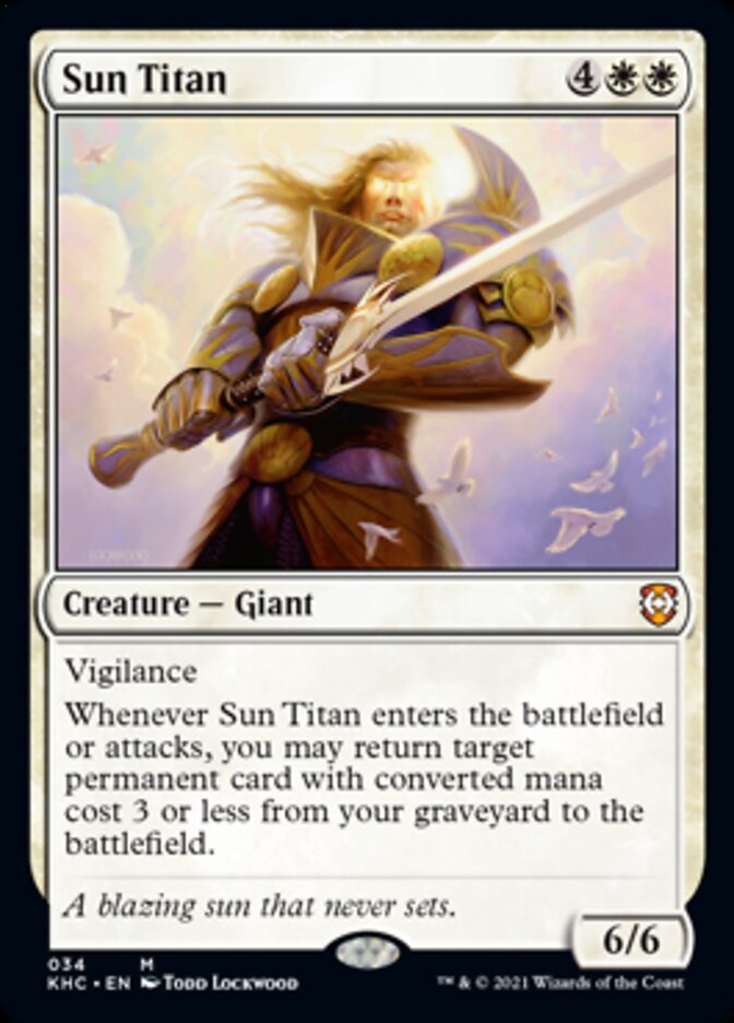 Sun Titan [Kaldheim Commander] | Spectrum Games