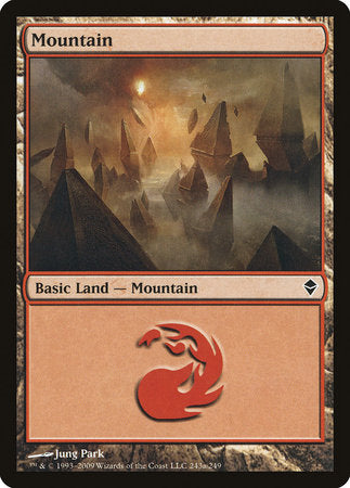 Mountain (243a) [Zendikar] | Spectrum Games