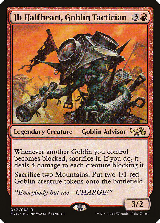 Ib Halfheart, Goblin Tactician (Elves vs. Goblins) [Duel Decks Anthology] | Spectrum Games