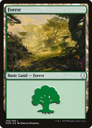 Forest (268) [Dominaria] | Spectrum Games