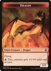 Dragon // Treasure Token [Commander Legends Tokens] | Spectrum Games