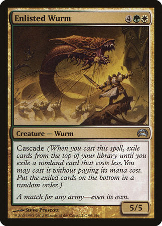 Enlisted Wurm [Planechase 2012] | Spectrum Games