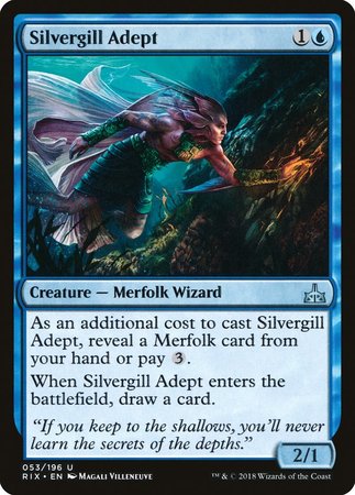 Silvergill Adept [Rivals of Ixalan] | Spectrum Games