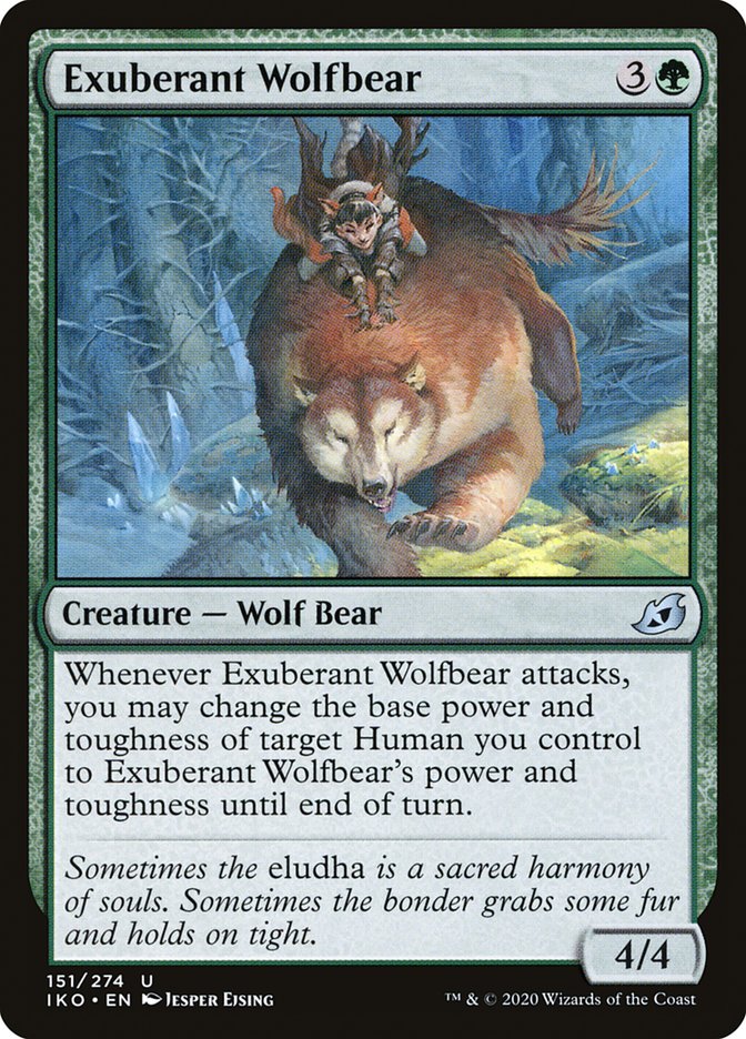 Exuberant Wolfbear [Ikoria: Lair of Behemoths] | Spectrum Games