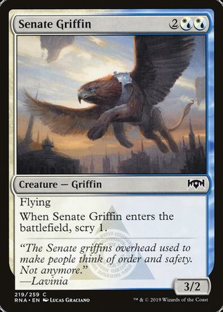 Senate Griffin [Ravnica Allegiance] | Spectrum Games