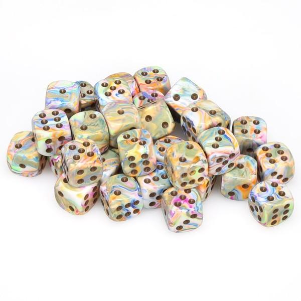 Chessex: D6 Festive™ DICE SET - 16MM | Spectrum Games