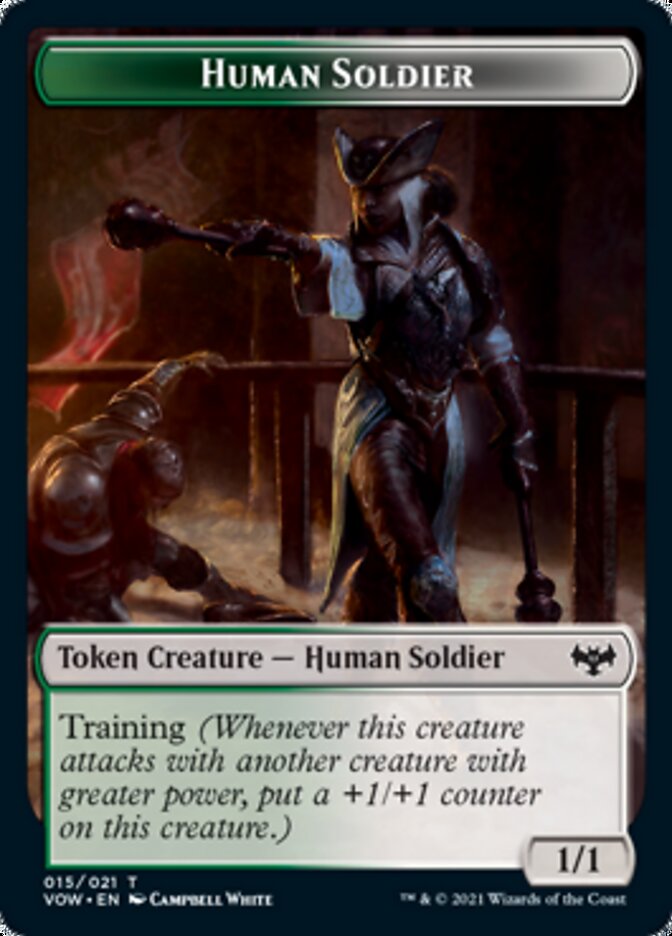 Human Soldier Token [Innistrad: Crimson Vow Tokens] | Spectrum Games