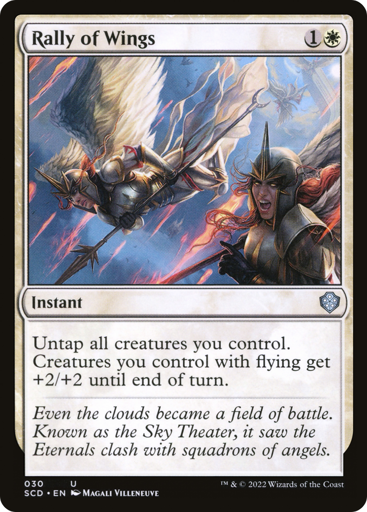 Rally of Wings [Starter Commander Decks] | Spectrum Games