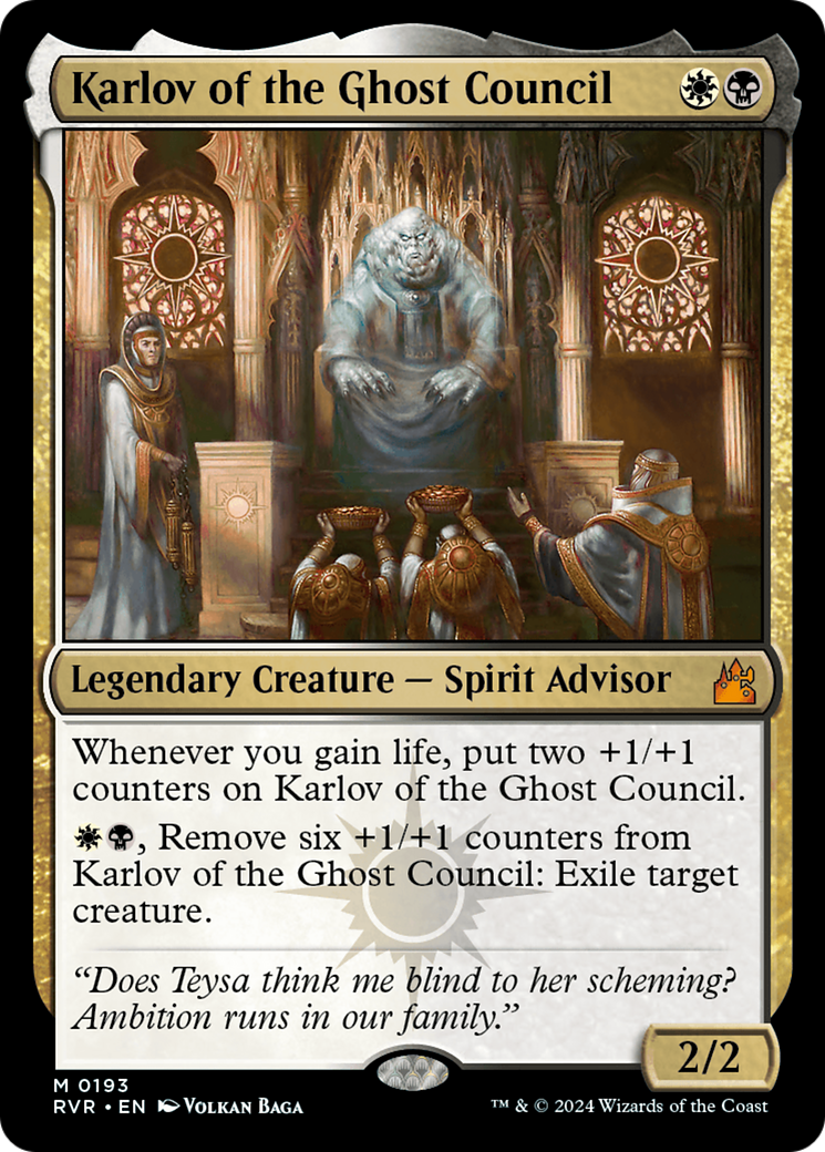 Karlov of the Ghost Council [Ravnica Remastered] | Spectrum Games