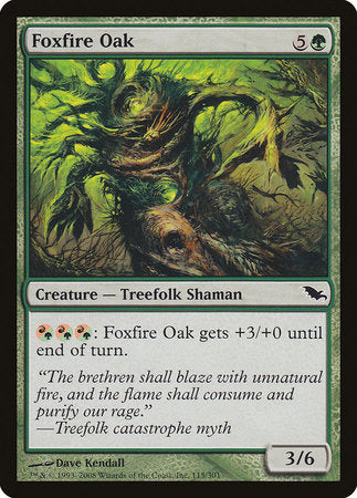 Foxfire Oak [Shadowmoor] | Spectrum Games