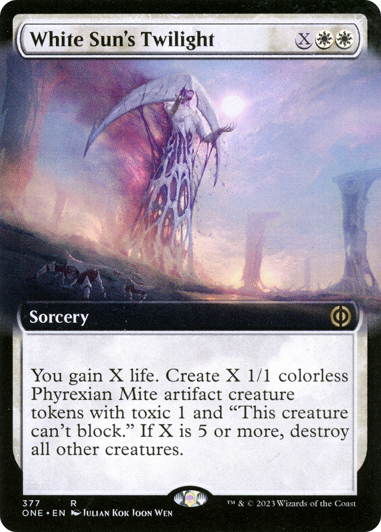White Sun's Twilight (Extended Art) [Phyrexia: All Will Be One] | Spectrum Games