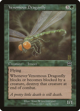 Venomous Dragonfly [Mercadian Masques] | Spectrum Games