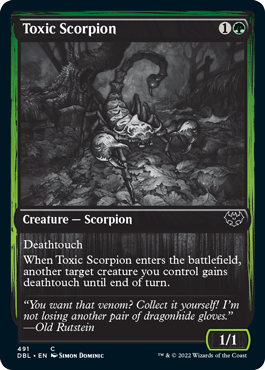 Toxic Scorpion [Innistrad: Double Feature] | Spectrum Games