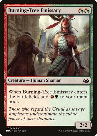 Burning-Tree Emissary [Modern Masters 2017] | Spectrum Games